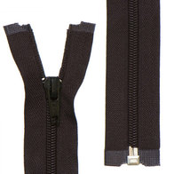 Deelbare rits 5 mm nylon zwart