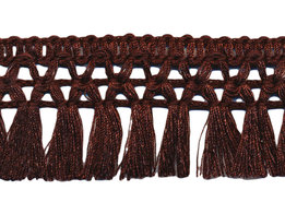 Bruin franje kwastjes