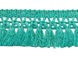 Zee blauw franje kwastjes