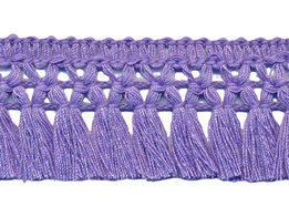 Lila franje kwastjes