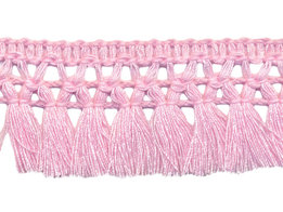 Licht roze franje kwastjes