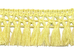 Geel franje kwastjes