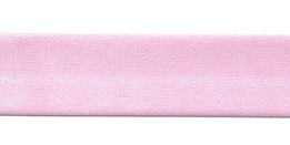 Roze satijn biaisband