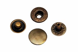 12 mm Brons drukknoop