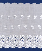 175 mm Wit katoen broderie