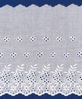 175 mm Wit katoen broderie