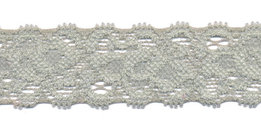 Grijs kant 22 mm elastisch