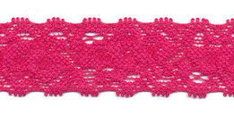 Fuchsia kant 22 mm elastisch