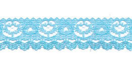 Aqua blauw kant 17 mm