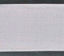 Wit breed klittenband 50 mm