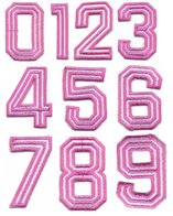 Cijfers roze