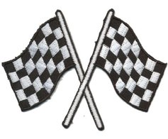 Finish line vlaggen 9,5cm