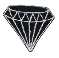 Diamant zwart 3cm