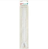 40 cm Prym wit kanten rits