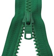 Bloktand rits groen YKK deelbaar
