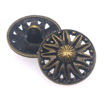 Brons bloem 15 mm