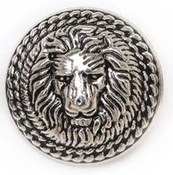 Zilver Leeuw 25 mm
