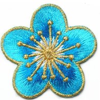 Bloem blauw 4,5cm