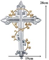 Kruis Zilver 28 cm