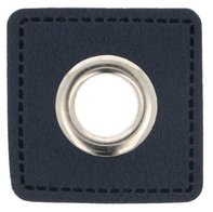 8mm Donkerblauw /Zilver