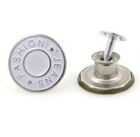 Wit fashion 17 mm jeans inslagknoop