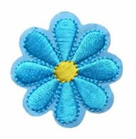 Madelief 4cm blauw