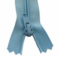 Blauw horizon broekrits YKK