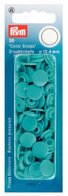Rond turquoise color snaps