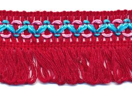 Bordeaux ibiza franje kwastjes