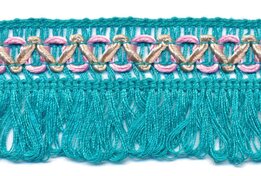 Petrol ibiza franje kwastjes