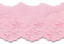 50 mm Roze broderie