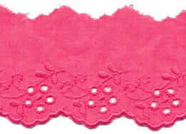 50 mm Fuchsia broderie